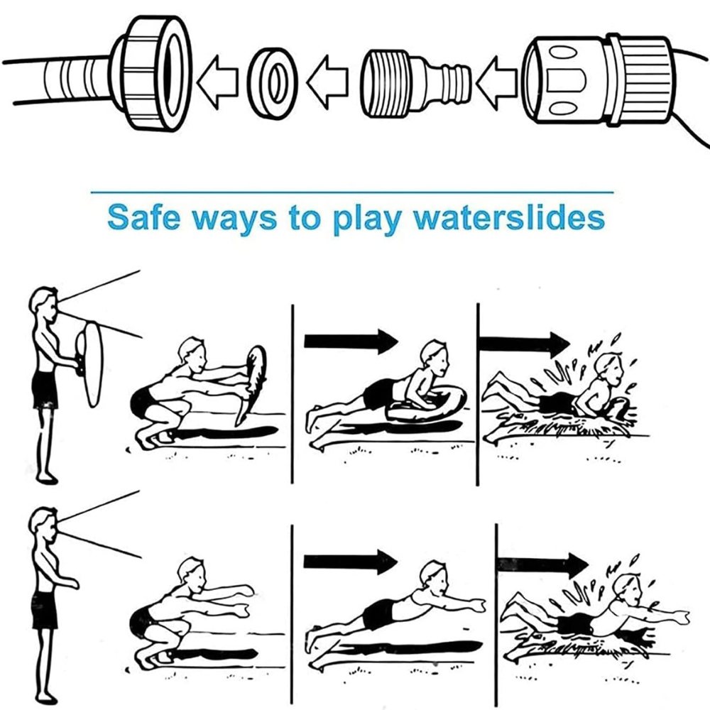 Inflatable Backyard Slip and Slide for Kids