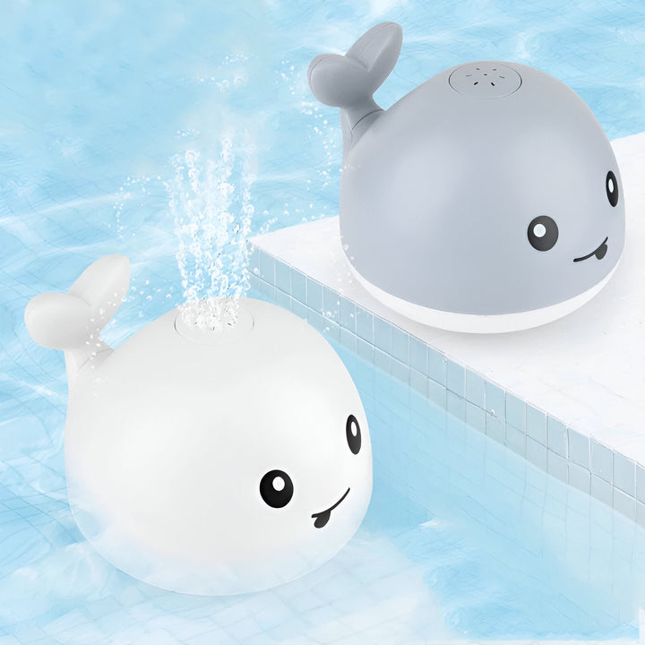 Luminous Whale Bath Toy - Light Show Fun | Baby Bath Toys