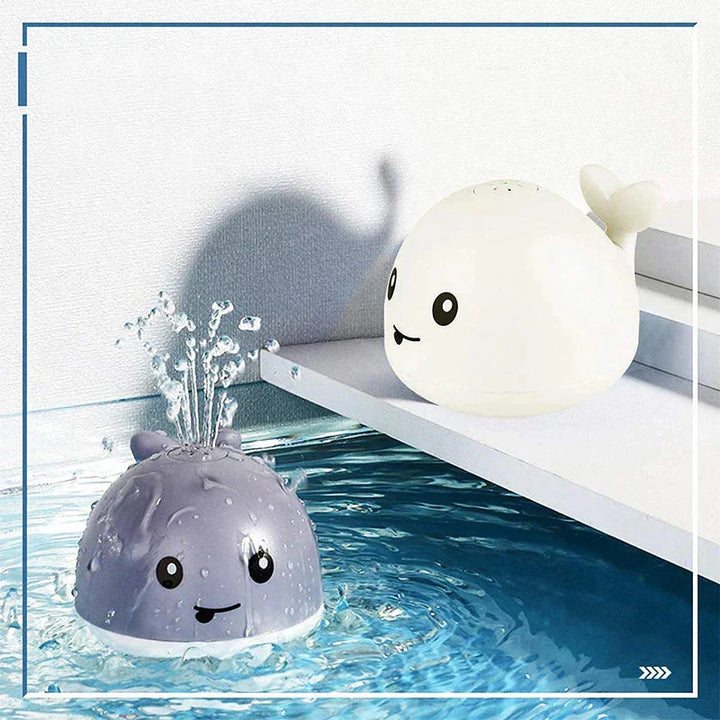 Luminous Whale Bath Toy - Light Show Fun | Baby Bath Toys