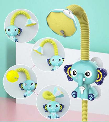 Elephant Kids Shower Head - Calming Bath Spray | Kids Shower