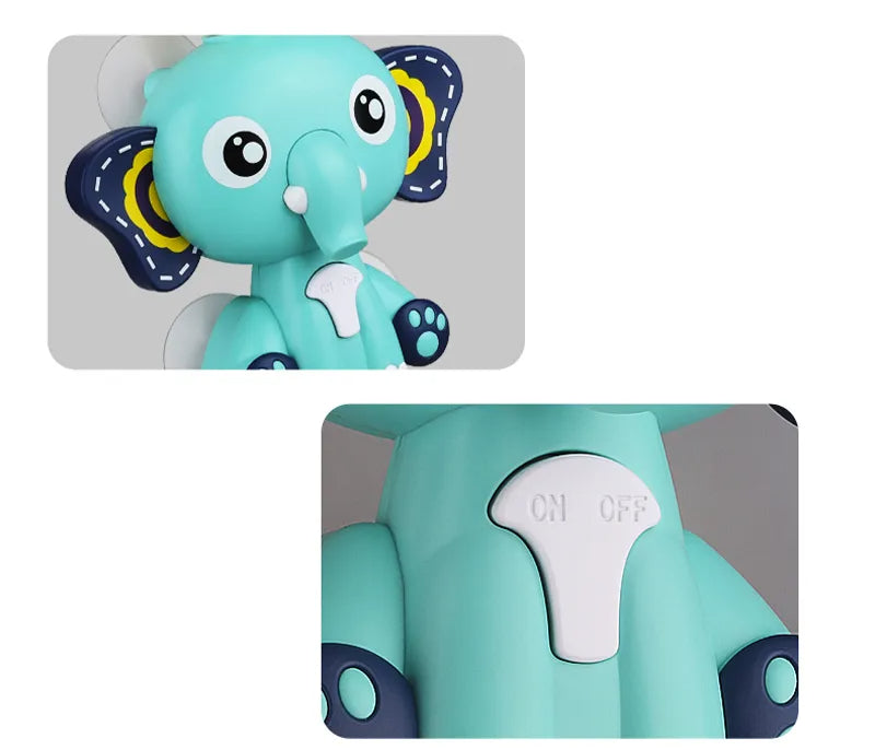 Elephant Kids Shower Head - Calming Bath Spray | Kids Shower