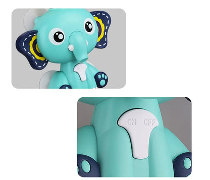Elephant Kids Shower Head - Calming Bath Spray | Kids Shower