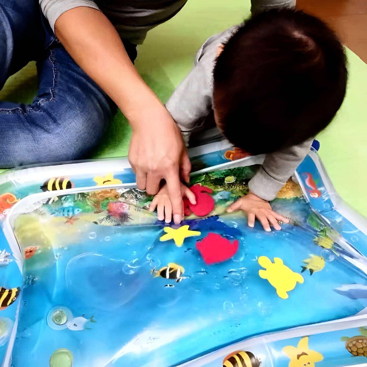 Inflatable Baby Water Play Mat – Sensory Fun Baby Water Mat