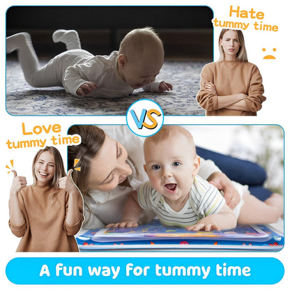 Inflatable Baby Water Play Mat – Sensory Fun Baby Water Mat