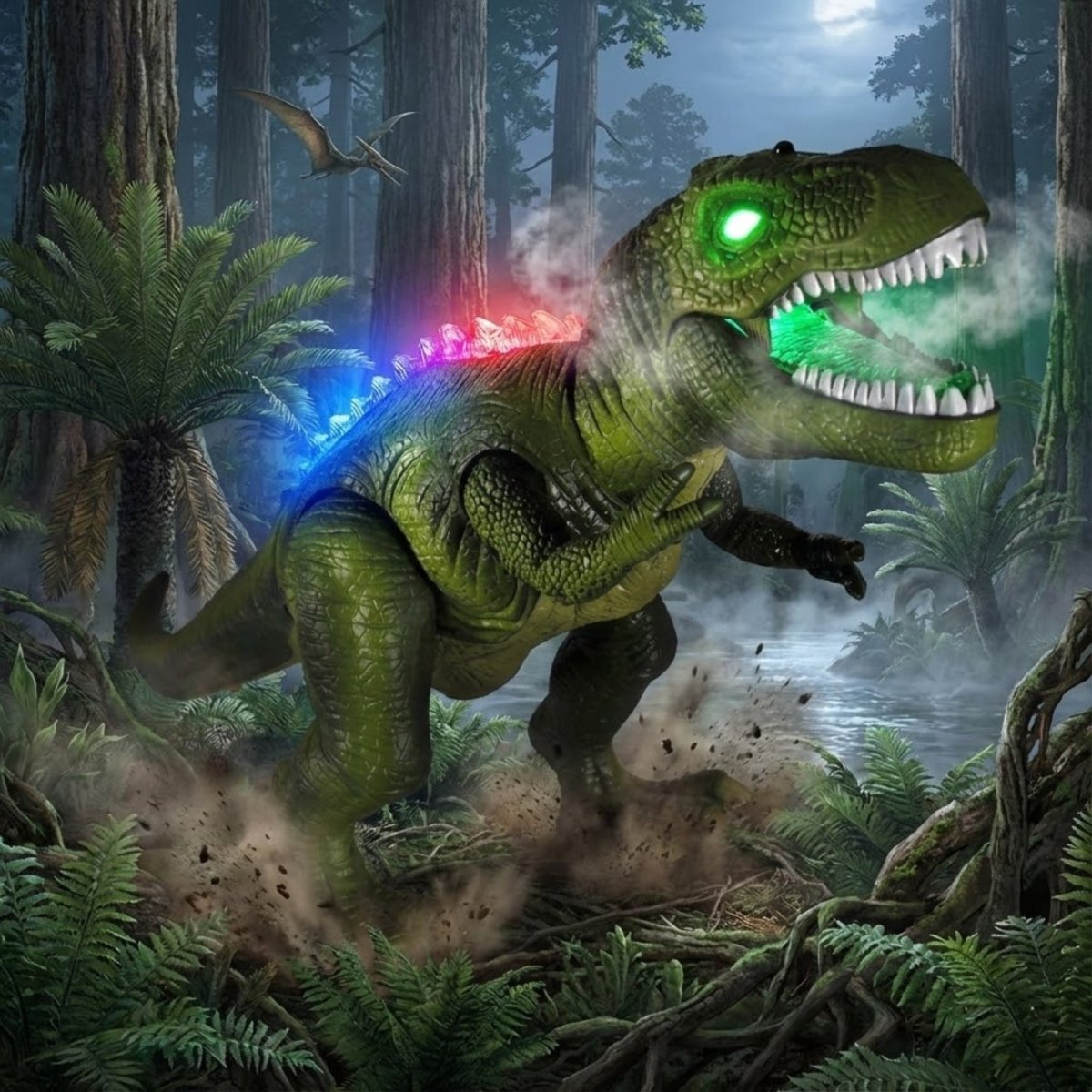 RC Dinosaur Car Toys for Kids Remote Control Robot - T-Rex Verisimilitude Sound for Children's Gifts