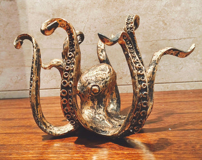 Retro Resin Octopus Desktop Statue