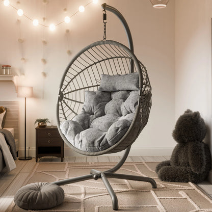 Hanging Egg Chair Swing Garden Chair Rattan Indoor Outdoor Furniture Hammock