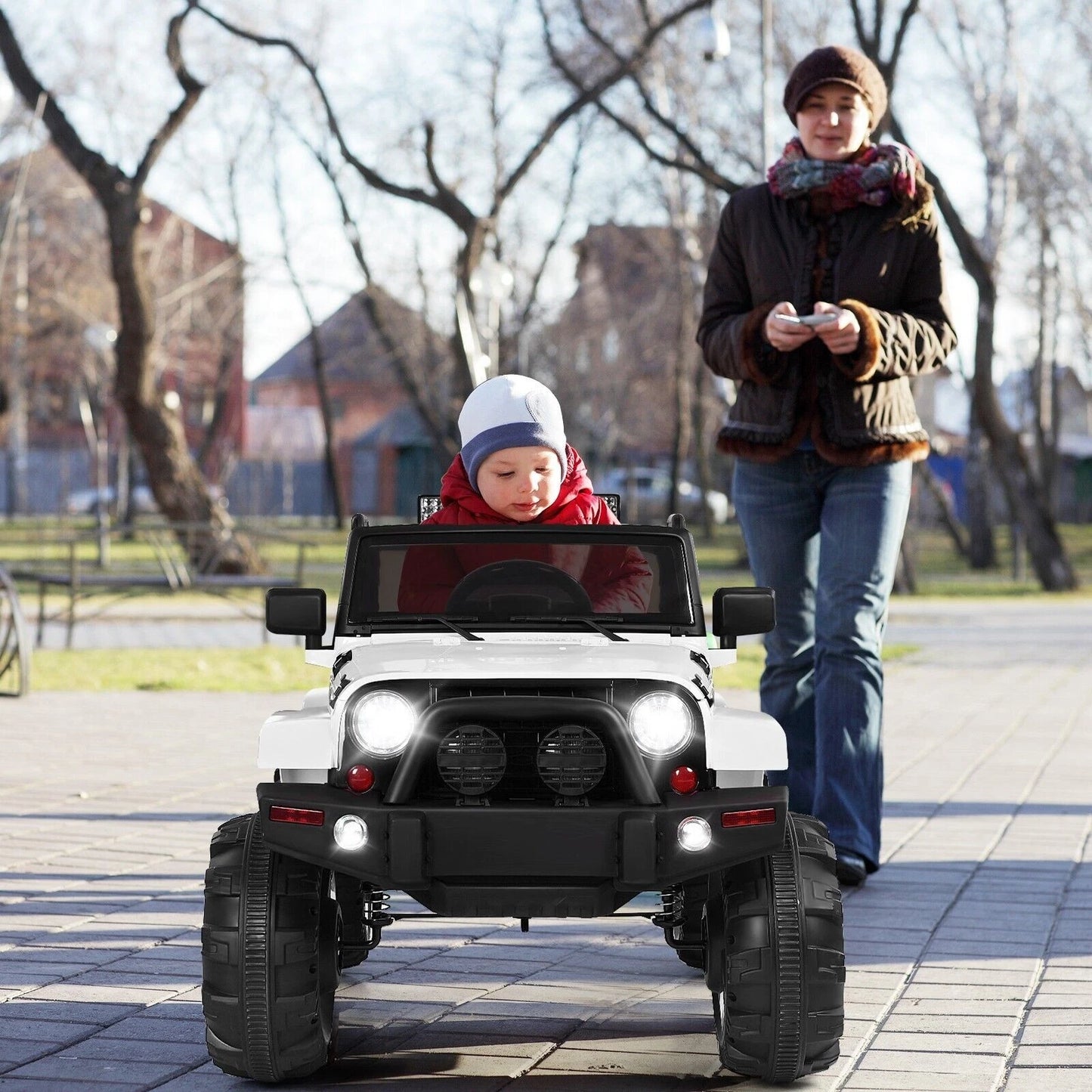 Kids Ride on Car 12V Battery Powered Electric Truck with 2.4G Remote Control