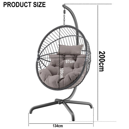 Hanging Egg Chair Swing Garden Chair Rattan Indoor Outdoor Furniture Hammock