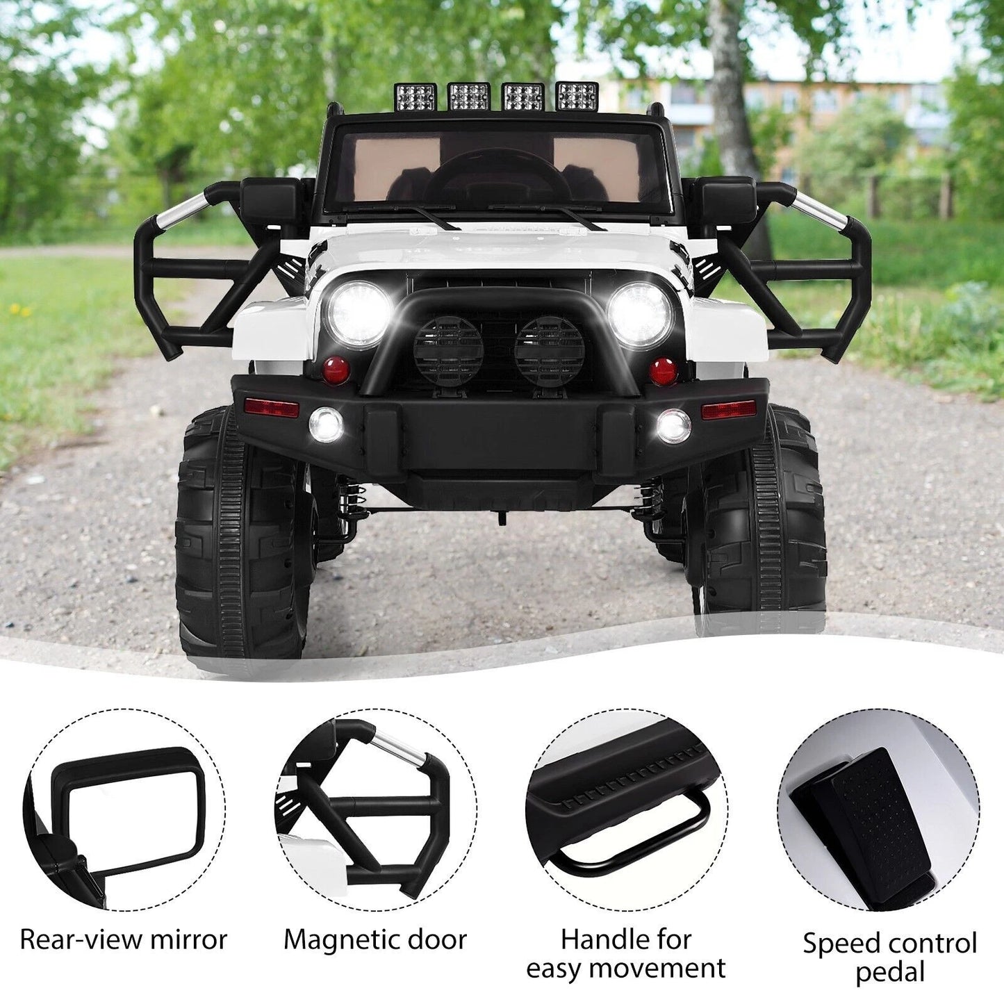 Kids Ride on Car 12V Battery Powered Electric Truck with 2.4G Remote Control