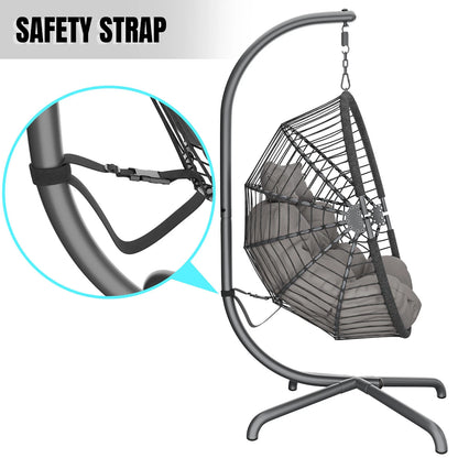 Hanging Egg Chair Swing Garden Chair Rattan Indoor Outdoor Furniture Hammock